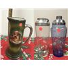 Estate Pitcher & Vintage Glass Shakers