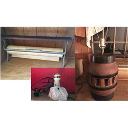 Country Store Cutter and Lamps