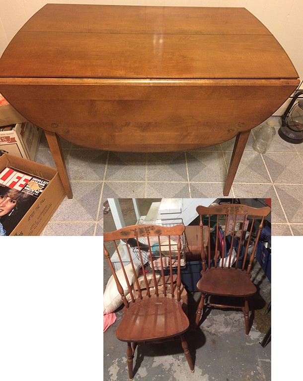 Hitchcock Table and Chairs