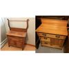 Image 1 : 2 Vintage Oak Commodes