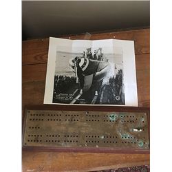 Vintage Cribbage Board