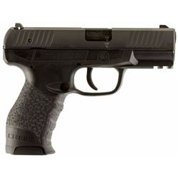 Walther Arms 2815516 Creed Double 9mm 4" 16+1 Black Grip Blk