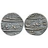 Muhammad Shah,  Silver ½ Rupee,  5.7g,  Surat Mint