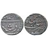 Ahmed Shah Bahadur,  Silver Rupee,  11.46g,  Surat Mint