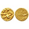 Ahmed Shah Bahadur,  Gold Fanam,  0.17g