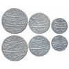 Image 1 : Murshidabad Mint,  set of 3,  Silver Rupee,  ½ and ¼