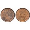 Victoria Empress,  Copper ½ Pice,  1893,  Calcutta Mint