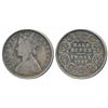 Victoria Empress,  Silver ½ Rupee,  1893,  Calcutta Mint