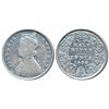 Victoria Empress,  Silver ½ Rupee,  1896,  Calcutta Mint