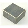 Image 1 : A shagreen trinket box, with ivory mounted hinged lid, 4.5 ins...