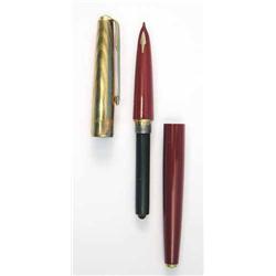 A Parker 61 with two colour cap....