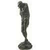 Image 1 : A cast iron figure of Mephistopheles, on rocky base, which bears signature J.Gautier, 2ft 5ins...