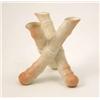 Image 1 : A Robinson & Leadbetter Ltd. posy vase, formed as three bamboo-effect chutes, circa 1910, 5.5in....
