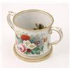 Image 1 : An early Victorian Staffordshire frog mug, modelled with three frogs to interior, the two-handled...