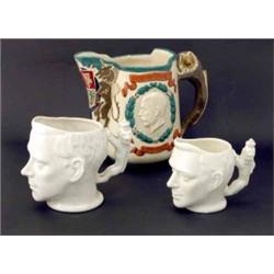 A Mason’s royal commemorative jug, 1935, designed by Cyril Shingler, a limited edition (7.5in.- c...