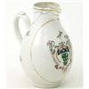 Image 1 : A Chinese Armorial sparrow beak jug, with motto ‘Veritas Premitur Non Opprimetur’, 4.5ins (cracke...