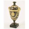 Image 1 : A rare James Neale & Co., Hanley marbled urn, circa 1776-86, neo-classical style with gilded fema...