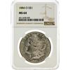 Image 1 : 1884-O NGC MS64 Morgan Silver Dollar