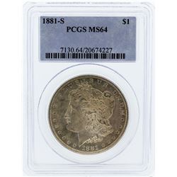 1881-S PCGS MS64 Morgan Silver Dollar