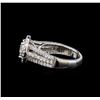 Image 3 : 14KT White Gold 1.35 ctw Diamond Ring