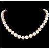 Image 1 : Pearl and Diamond Necklace