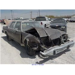 1984 - MERCURY GRAND MARQUIS // SALVAGE