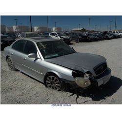 2002 - HYUNDAI SONATA // SALVAGE