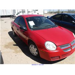 2005 - DODGE NEON