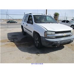2005 - CHEVROLET TRAIL BLAZER// PARTS ONLY