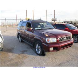 2001 - NISSAN PATHFINDER // PARTS ONLY