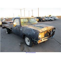 1973 - DODGE P/U // PARTS ONLY