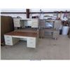 Image 3 : LOT OF 11 METAL DESKS