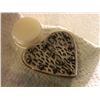 Image 1 : BELT BUCKLE - HEART WITH SPIKES - ~2 3/4" X 2 1/2"