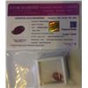 Image 3 : GEMSTONE - 3.546CT OVAL FACETTED REDISH PURPLE NATURAL RUBY - INCLUDES GEMSTONE CERTIFICATION CARD -
