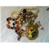 Image 2 : LOT OF VINTAGE BEADED JEWELRY - SOME AS-IS