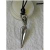 Image 3 : NECKLACE - NAKED LADY - NOT MARKED BUT BELIEVE IT TO BE SILVER - ON ROPE
