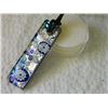 Image 2 : NECKLACE - ART GLASS PENDANT ON ROPE
