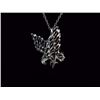 Image 3 : NECKLACE - NEW STERLING SILVER CHAIN WITH NEW FLYING EAGLE DESIGNED SILVER PENDANT - RETAIL ESTIMATE