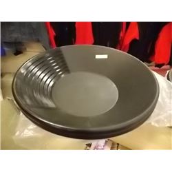 NEW GOLD PAN - ESTWING - BLACK PLASTIC - LARGE