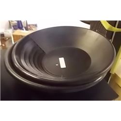 NEW GOLD PAN - ESTWING - BLACK PLASTIC - SMALL