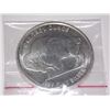 Image 2 : SILVER ROUND - 1 TROY OUNCE .999 FINE SILVER ROUND - AMERICAN BUFFALO/NATIVE THEME - OLDER MINTAGE P