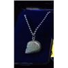 Image 2 : NECKLACE - NEW SKULL PENDANT - INCLUDES STAINLESS STEEL BALL CHAIN - IN GIFT BOX