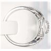 Image 1 : RING - STERLING SILVER DIAMOND RING (.2CT) - INSURANCE VALUE $997