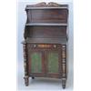 Image 1 : A Regency simulated rosewood chiffonier with shelf back over a frieze drawer and two doors with t...