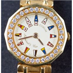 18 KT Gold Corum Admiral's Cup with Quartz ETA 976.001