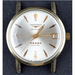 1960's Swiss Made Longines Admiral Automatic Gold Filled Mens Dress Watch