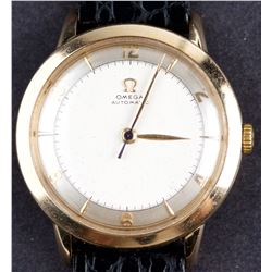 Vintage Omega Automatic 14 Kt Gold Mens Dress Watch