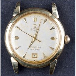 Vintage 1950 14 Kt Gold Automatic Omega SEAMASTER Calendar Watch