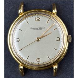 Circa 1940's IWC 18Kt Gold Cal. C89 Mens Dress Watch