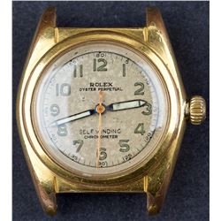 Rare Vintage 1940's Rolex Oyseter Perpetual Self-Winding "Bubble Back"